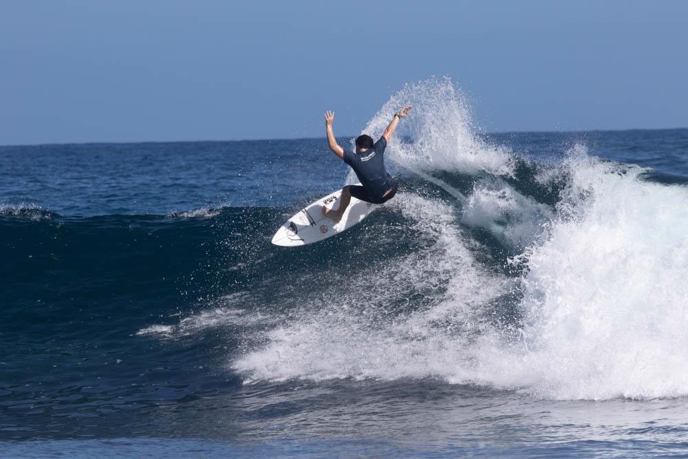 Photo of Seamus Carey surfing